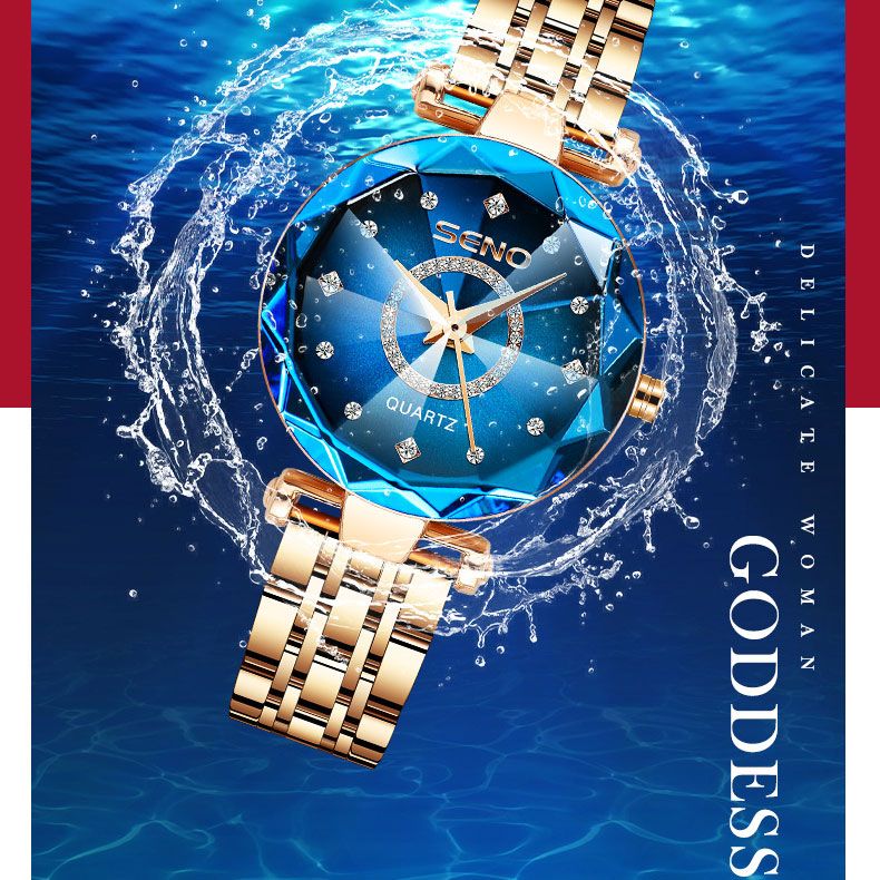 ✨💖 ¡50% DE DESCUENTO! Reloj de Acero Inoxidable para Mujer “Delicate Starry” ⌚🌟 — Elegante, Brillante y Súper Vendido 💝🔥