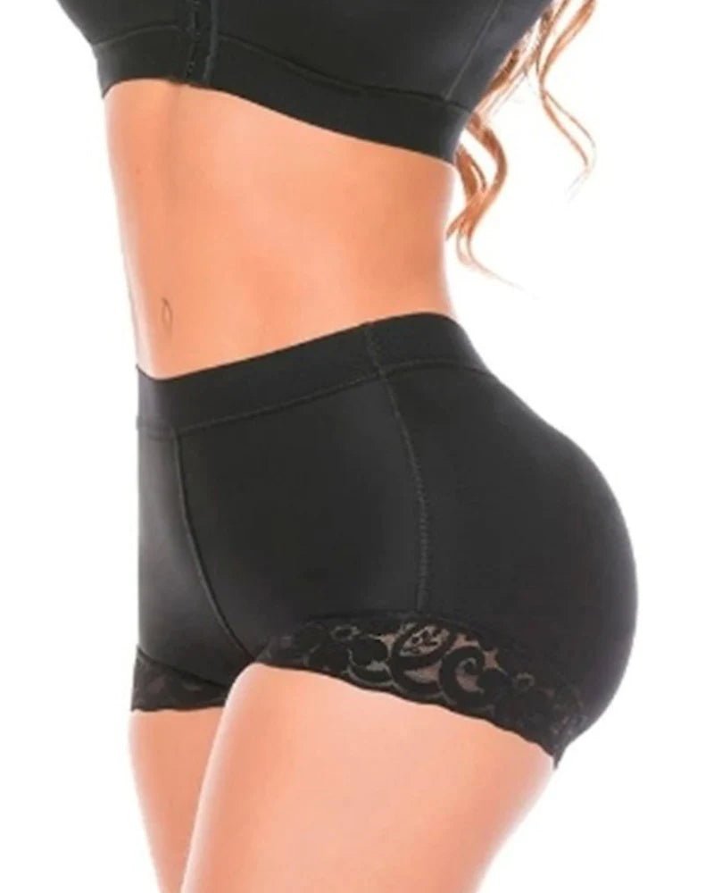 Shapshe® Short Modelador de Cintura Alta para Mujer con Realce de Caderas y Control de Abdomen en Encaje
