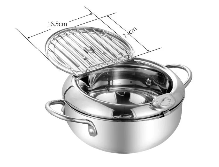 Freidora con tapa abatible con control de temperatura, 49 % de descuento,