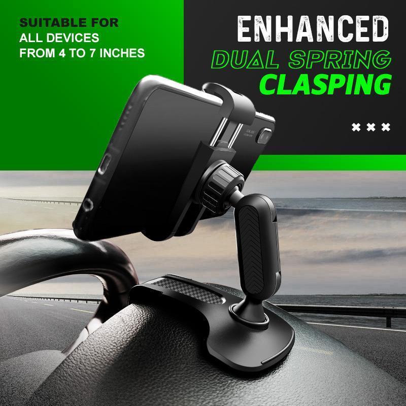Soporte para teléfono multifuncional para salpicadero de coche