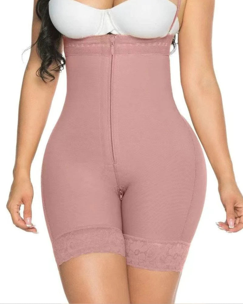 Shapshe® Fajas Colombianas Moldeadoras de Compresión con Control de Abdomen y Cierre, Pecho Abierto