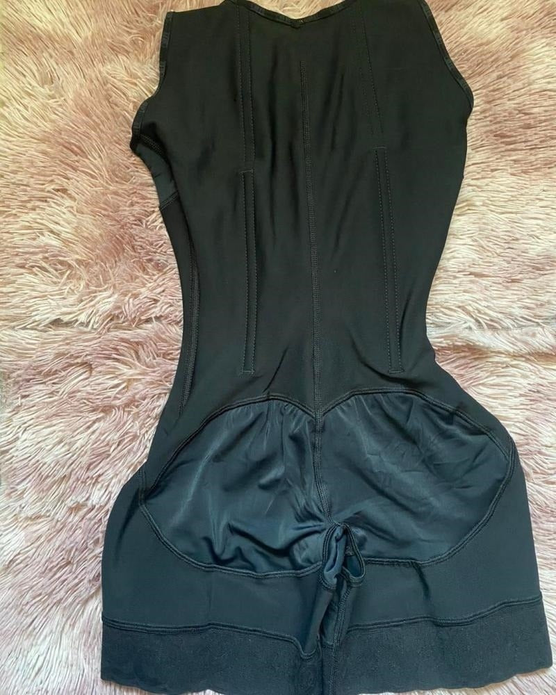 Shapshe® Faja Moldeadora de Cintura con Varillas para Mujer, Postcirugía, Alta Compresión y Escote Abierto