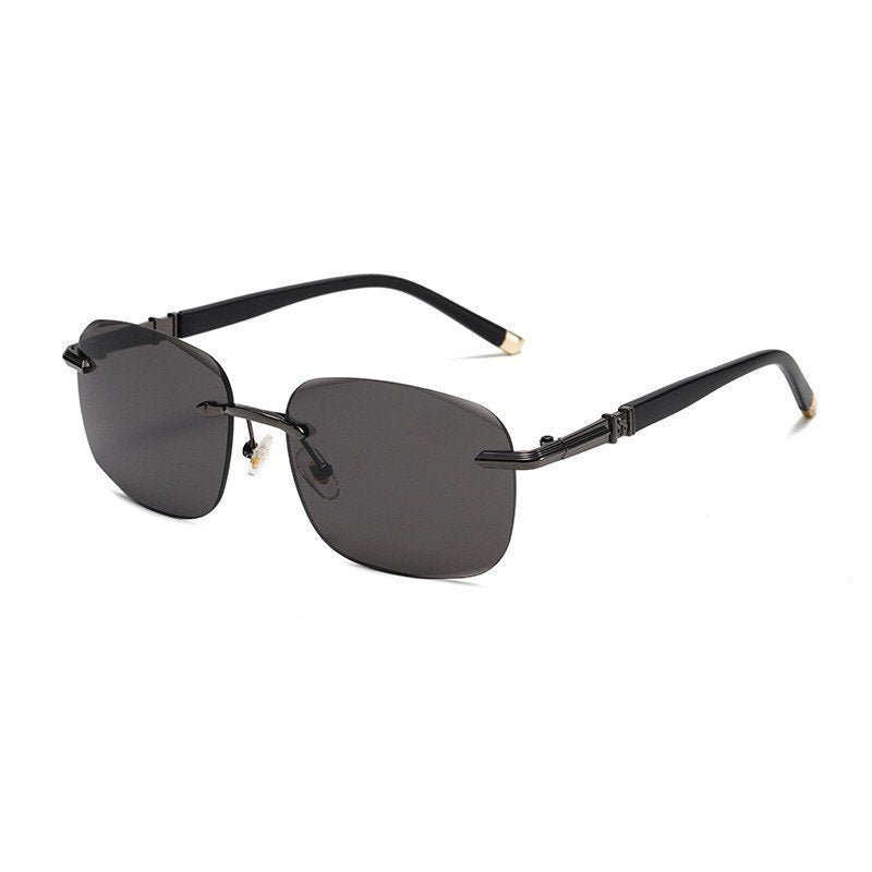 ⏰🔥 ¡50% DE DESCUENTO POR TIEMPO LIMITADO! 👓 Gafas de Sol Sin Montura Crystal Stone – Estilo y Protección UV 😎✨