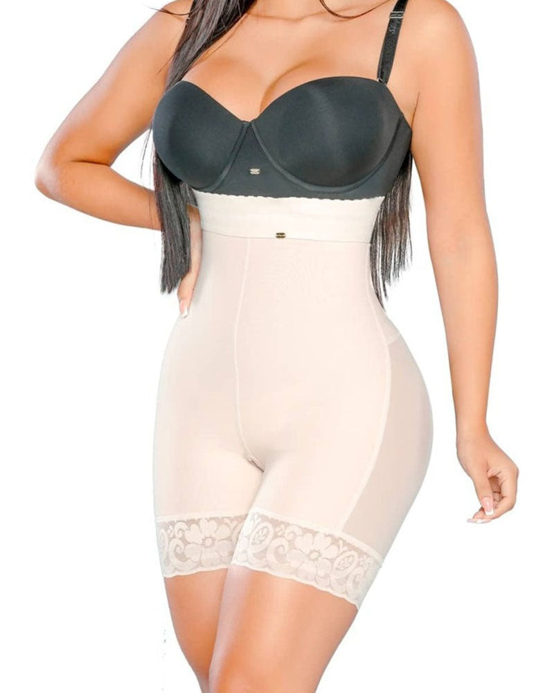 Shapshe® Shorts Modeladores Invisibles de Cintura Alta con Levantamiento de Glúteos y Doble Compresión de Encaje