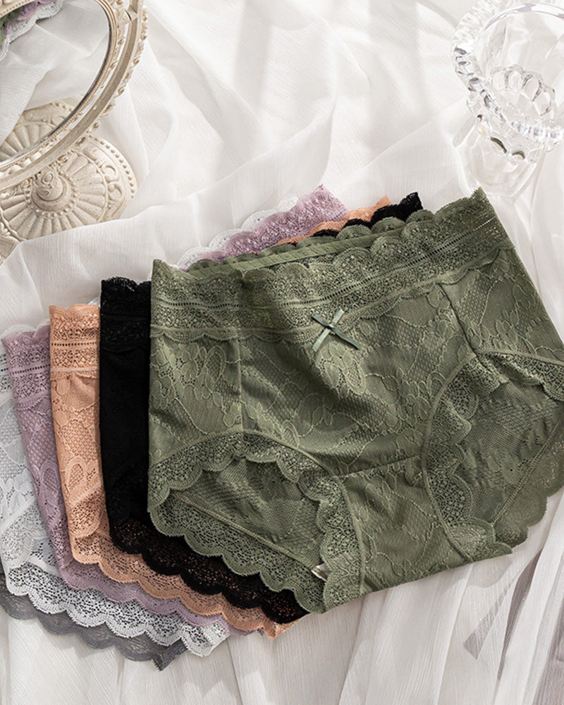 Ropa Interior de Encaje de Seda para Dama