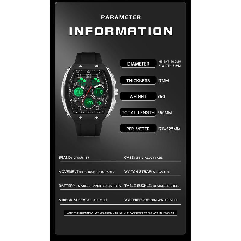 ⏰🔥 ¡50% DE DESCUENTO POR TIEMPO LIMITADO! ⌚ Reloj Deportivo Digital Automático para Hombre – Luminoso, Resistente y Perfecto para Cada Aventura 🌟💪