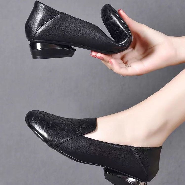 Zapato Casual Cuero Suave Serenidad Estilo Aura, Comodidad Sin Dolor Todo el Día
