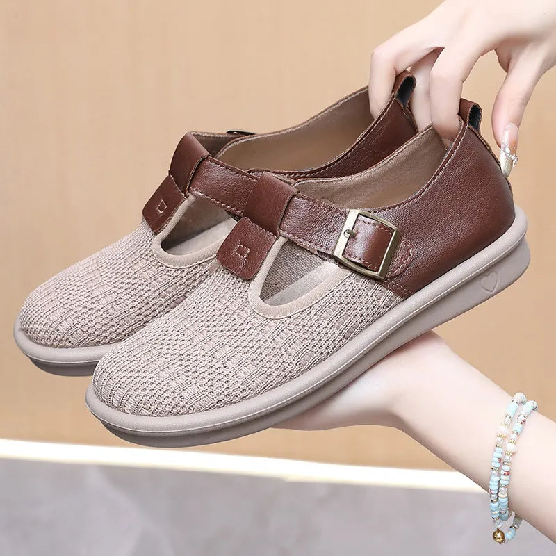 Zapatillas Ortopédicas Tejido Transpirable Aura Camino Armonía, Alivio Inmediato Para Pies y Espalda