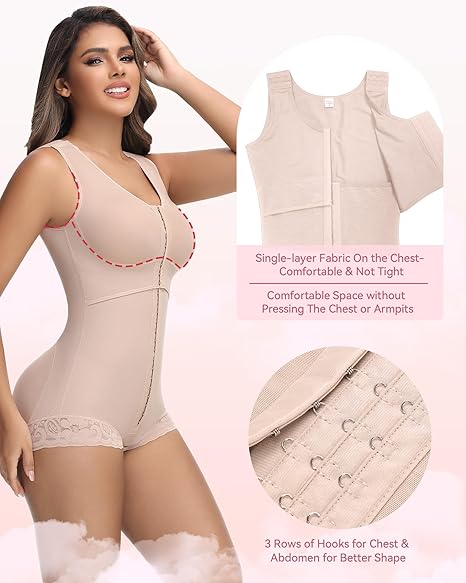 Shapshe® Fajas Colombianas BBL Post cirugía Etapa 2/3 Moldeador Corporal Control de Abdomen Modelador