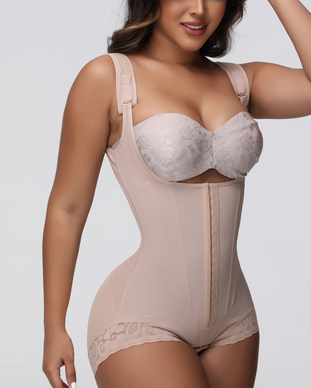 Shapshe® Fajas Colombianas Corset Moldeador Postparto Postcirugía con Varillas de Acero