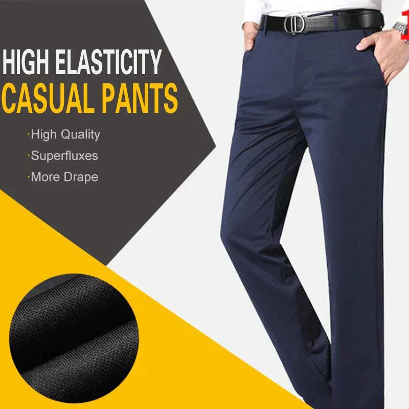 ⏰🔥 ¡50% DE DESCUENTO POR TIEMPO LIMITADO! 👖✨ Pantalones Clásicos de Hombre – Alta Elasticidad, Elegancia y Comodidad Todo el Día 💼💖