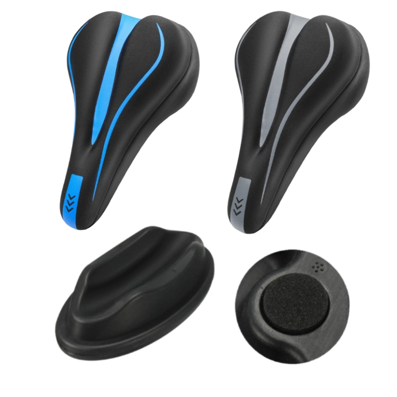 ⏰ ¡Oferta Limitada 50% OFF! 🚴‍♀️ Funda de Sillín de Bicicleta de Silicona de Alta Elasticidad – Cómoda, Antideslizante y Duradera ✨