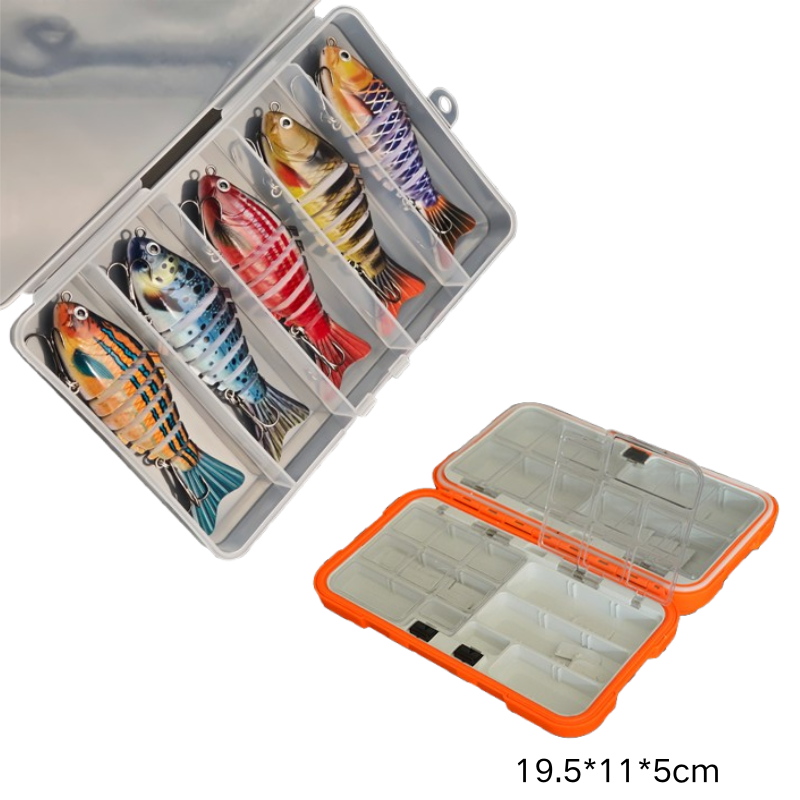⏰🔥 ¡Oferta Especial 50% OFF! 🎣 Señuelo Biónico Multisegmentado – Movimiento Realista que Atrae Grandes Peces 🌊🐟