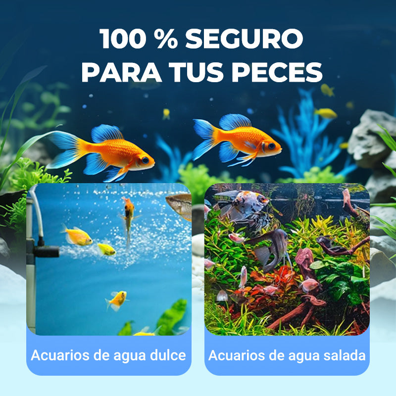⏰🔥 ¡Oferta Especial 50% OFF! 🐟 Lavado Potente para Acuarios – Agua Limpia y Cristalina en Minutos 🪸✨