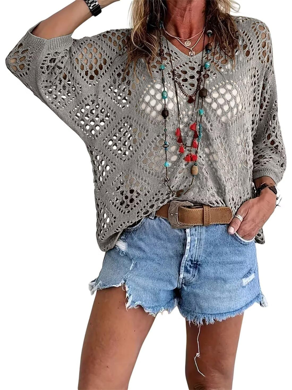 💖☀️ ¡OFERTA 50% OFF! Top de Ganchillo Verano – Ligero y Elegante