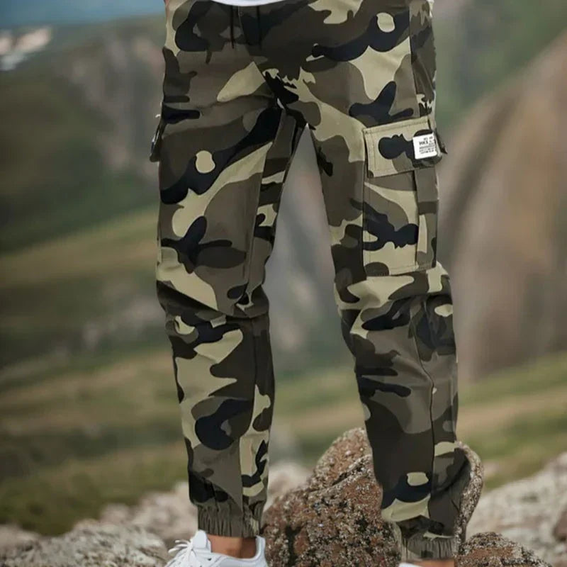 👖 Pantalones de Trabajo Tácticos Resistentes – Nailon-Algodón Duradero, Multibolsillos, Ideales para Exteriores y Trabajo 💪🔧🌲
