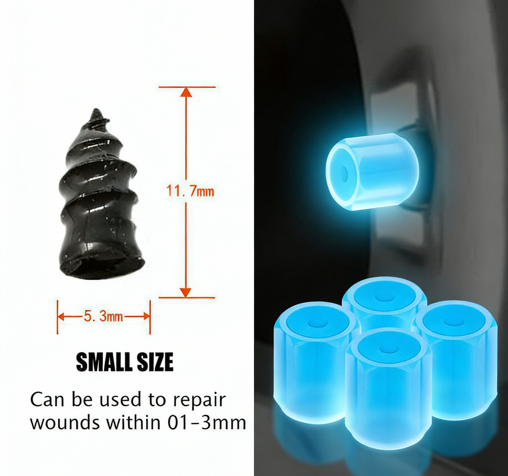 ⏰🔥 ¡50% DE DESCUENTO POR TIEMPO LIMITADO! 🚗 Tapones Luminosos para Válvulas de Neumáticos – Dale Estilo y Seguridad a Tu Auto ✨💡