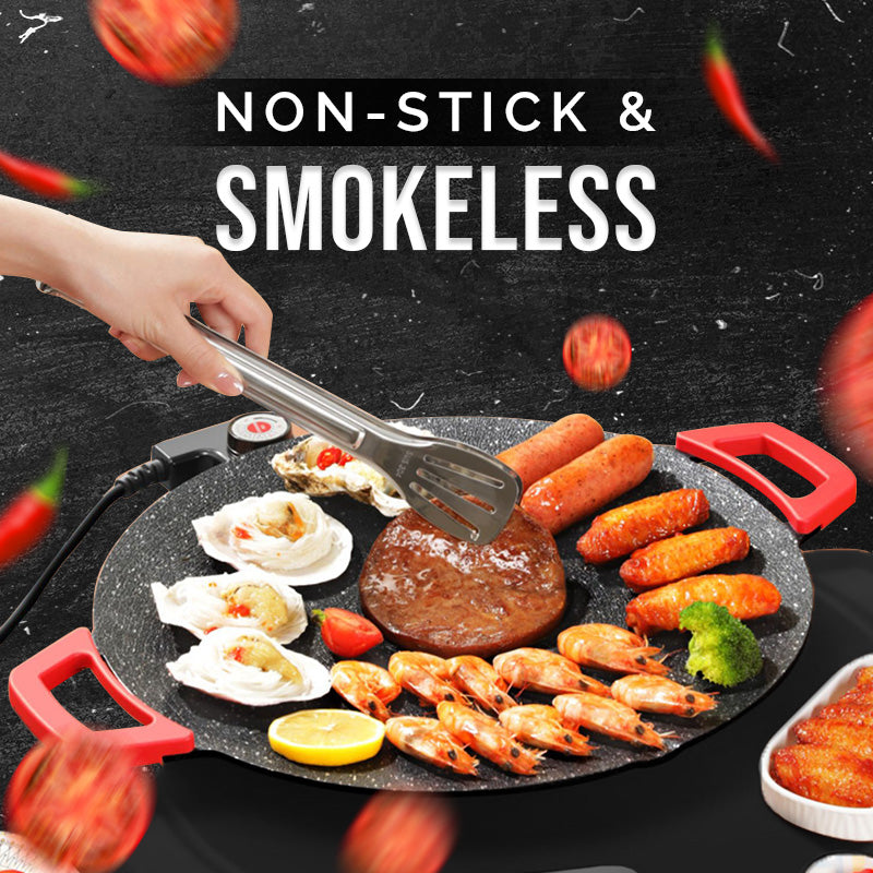 ⏳Oferta especial por tiempo limitado⏰Sartén eléctrica antiadherente para grill de interior🍳