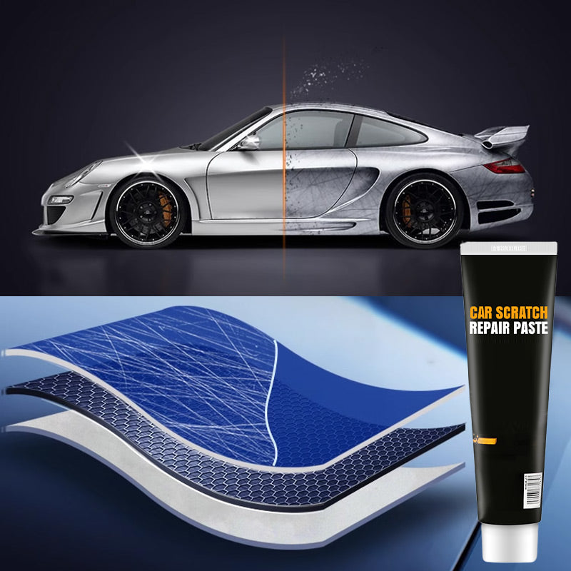 🚗✨ Pasta Pulidora para Pintura de Automóviles – Reduce Arañazos, Compatible con Todos los Colores, Aplicación Rápida y Acabado Brillante 🔧💎