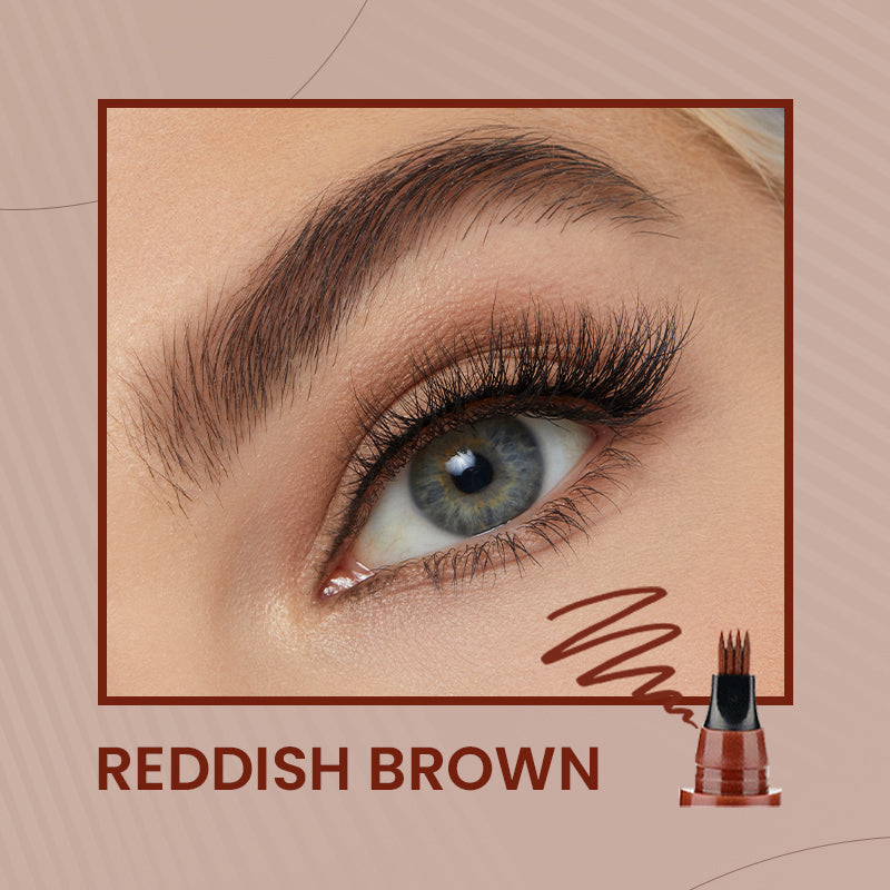 ✍️✨ Lápiz de Cejas y Barba de Cuatro Puntas Resistente al Agua – Precisión Natural y Definición Perfecta Todo el Día 💧🌟