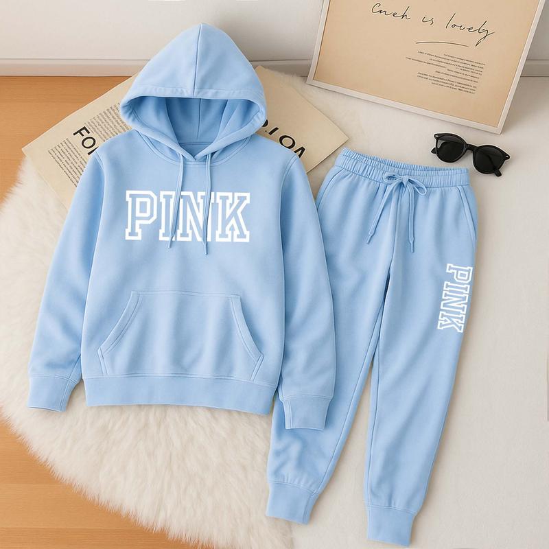 👚✨ Conjunto de Sudadera con Capucha Oversize y Pantalones de Chándal para Mujer – Comodidad y Estilo Casual para tu Día a Día 🌸💖