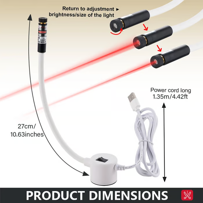 🔥OFERTA DE AÑO NUEVO 50% DE DESCUENTO🔥Luz de acolchado de posicionamiento magnético para máquina de coser