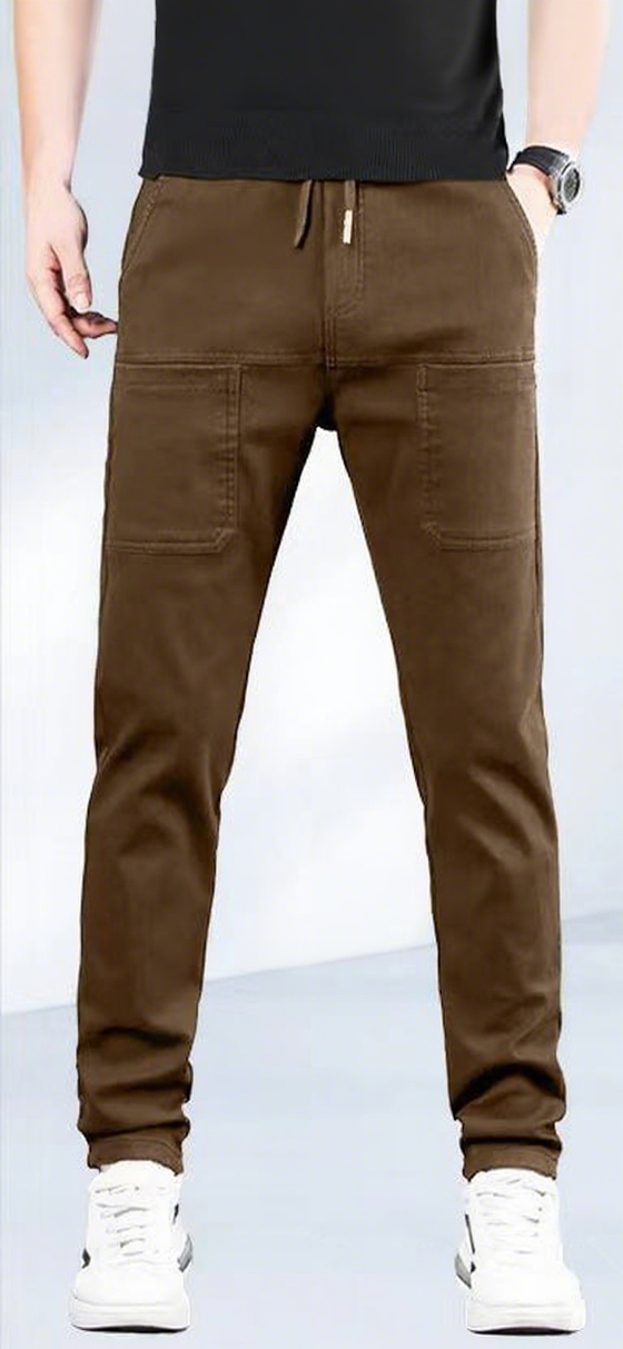 🔥👖 Pantalones Cargo Altos, Elásticos y Duraderos con Múltiples Bolsillos 💼✨