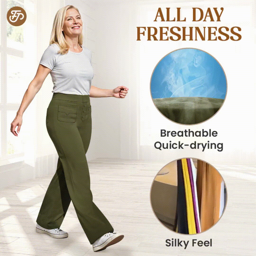 👖✨ ¡OFERTA 50% OFF! Pantalones Stretch Cintura Alta – Comodidad Todo el Día