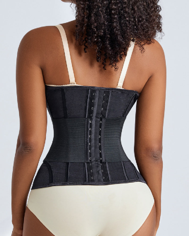 Corset Deportivo Fajador de Cintura para Mujer, Control de Abdomen, Transpirable de Malla con Cinturón Removible