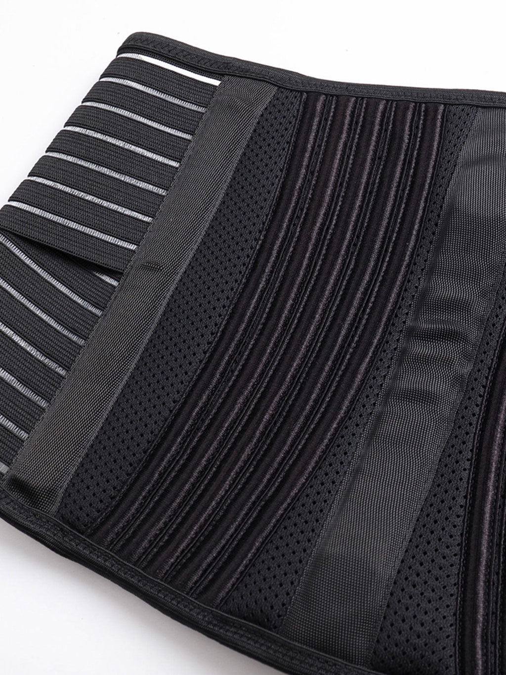 Entrenador de Cintura Femenino con Soporte Lumbar Antideslizante, Corsé Ajustable, Transpirable y con Diseño Calado