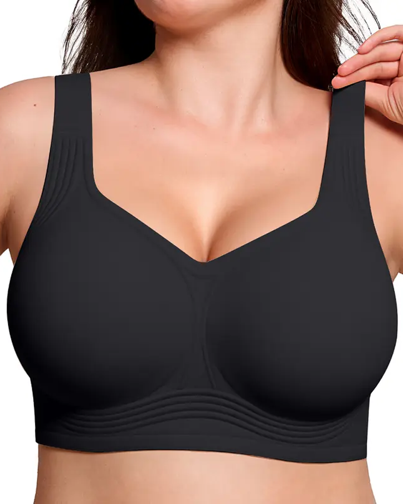 Sostén Push-Up Sin Costuras, Sin Aros y de Cobertura Total