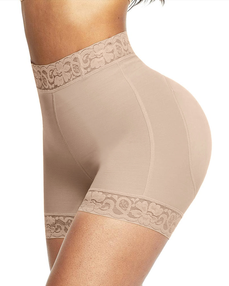 Shapshe® Shorts Moldeadores Levanta Glúteos de Cintura Media con Control de Abdomen para Mujer