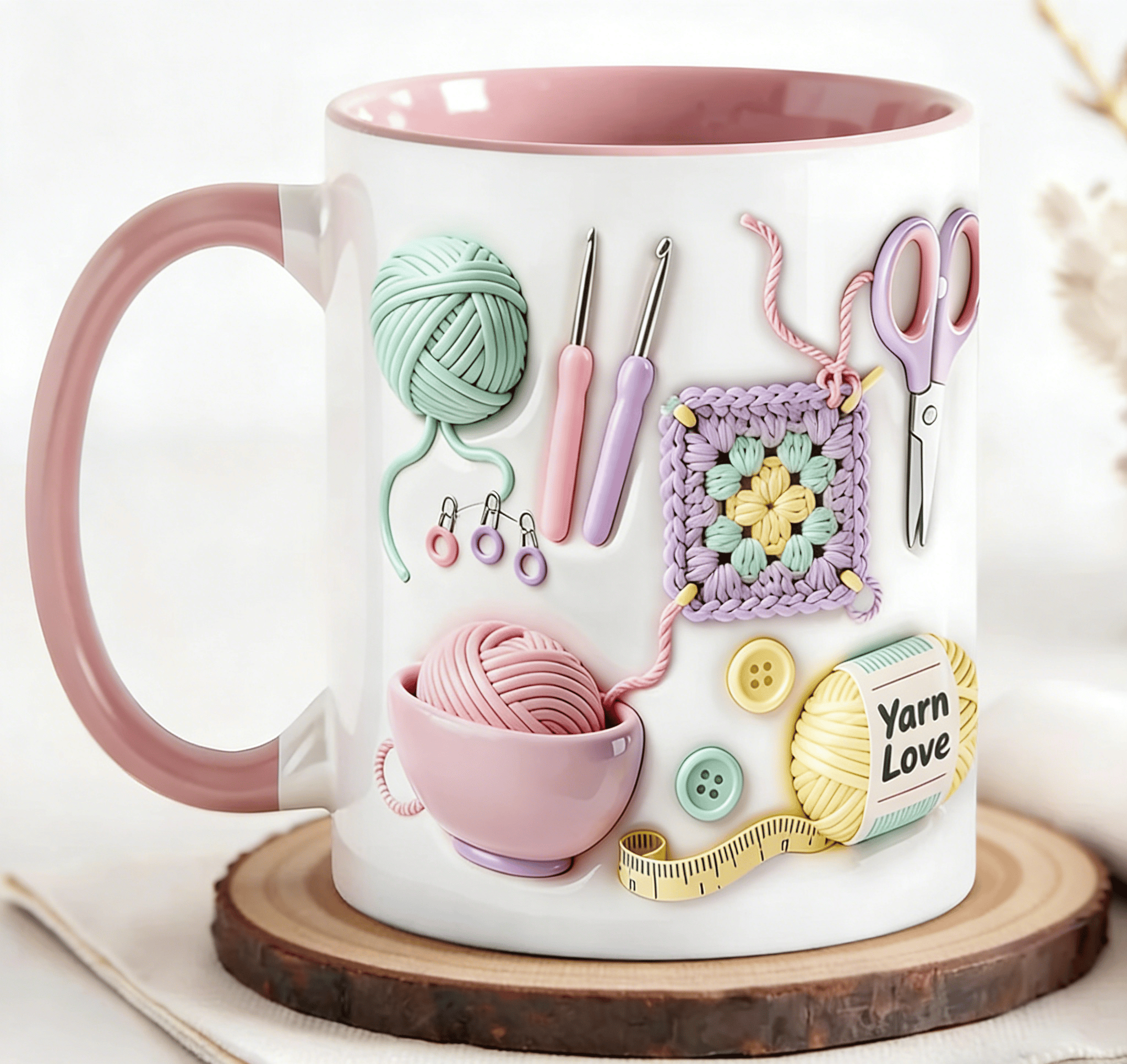 ⏰🔥 ÚLTIMO DÍA – ¡50% DE DESCUENTO! 🏆 Taza Yarn Love – Regalo Perfecto para Artesanos y Almas Creativas 💖 Más de 50.000 Unidades Vendidas ⚡ Casi Agotadas 💥