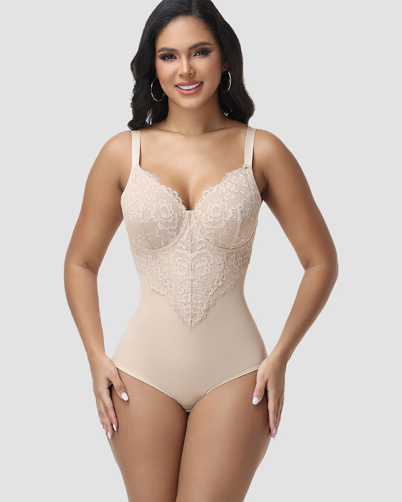 Shapshe® Body Moldeador Levanta Cadera de Encaje Floral Sexy