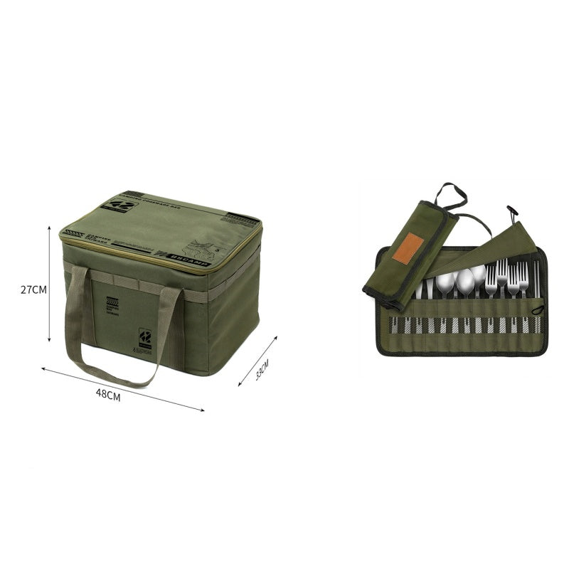 🎒 Bolsa de Almacenamiento Plegable de Gran Capacidad – Impermeable y Portátil, Ideal para Camping y Picnic ✨🏕️