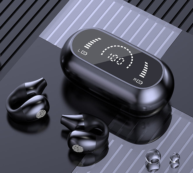 Auriculares Inalámbricos de Conducción ósea con Clip para la Oreja（auriculares deportivos））