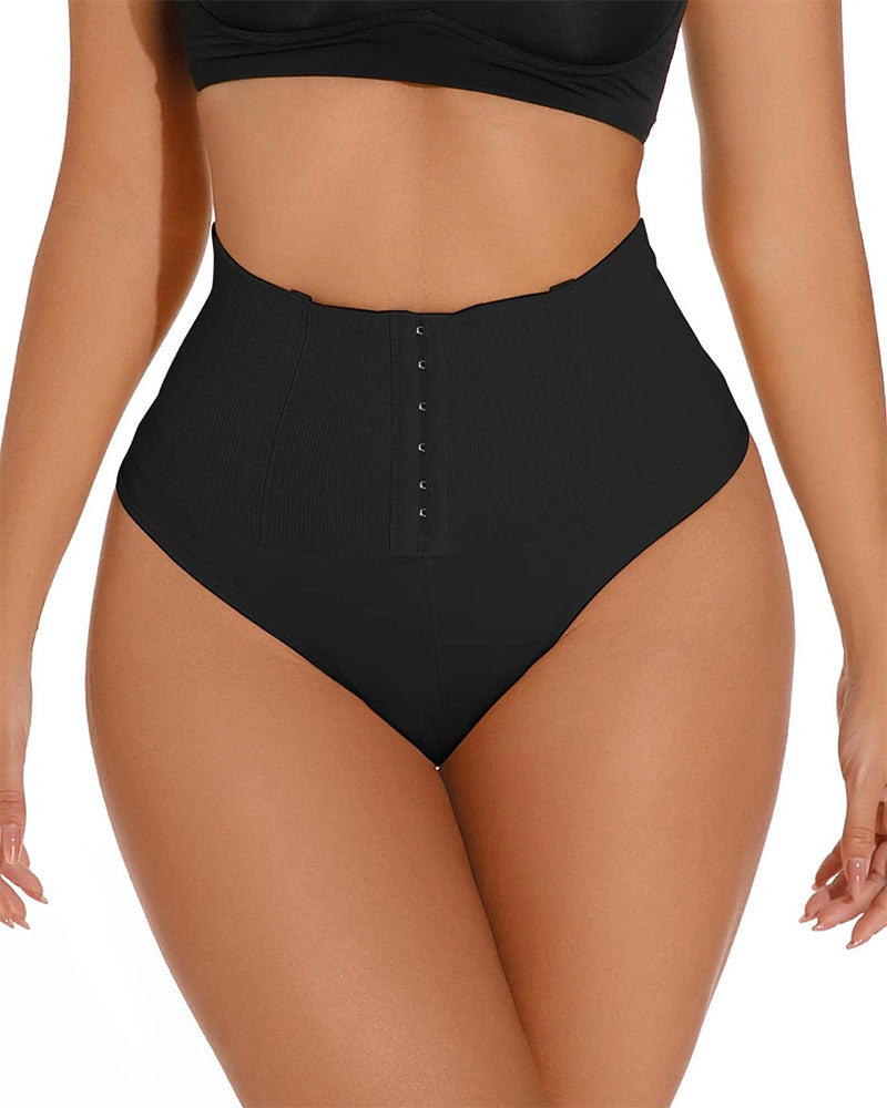 Braga Moldeadora Sin Costuras de Cintura Alta con Control de Abdomen y Diseño de Un Solo Botón