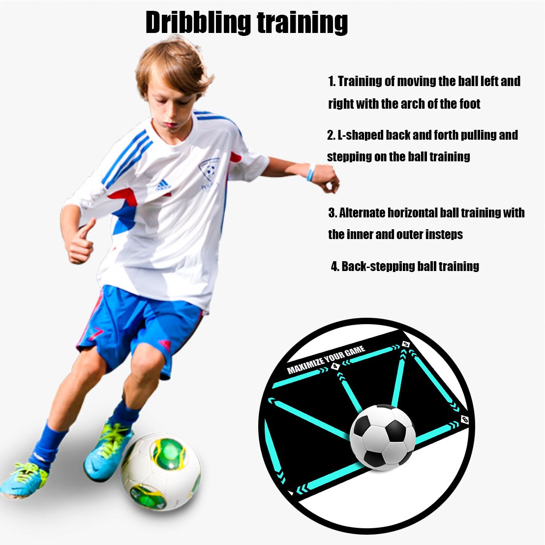 ⚽🔥 ¡50% de DESCUENTO! Tapete de Entrenamiento de Fútbol Antideslizante y Silencioso – Ideal para Todos los Niveles