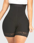 Shapshe® Shorts Moldeadores de Cintura Alta con Encaje para Levantar Glúteos