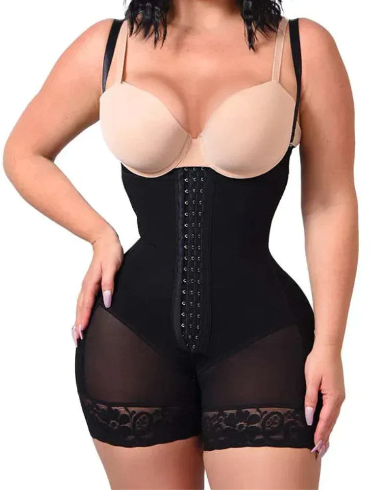 Shapshe® Moldeador Corporal Control de Abdomen Levanta Glúteos Adelgazante de Muslos Faja Plus Moldeadora con Cremallera en la Entrepierna