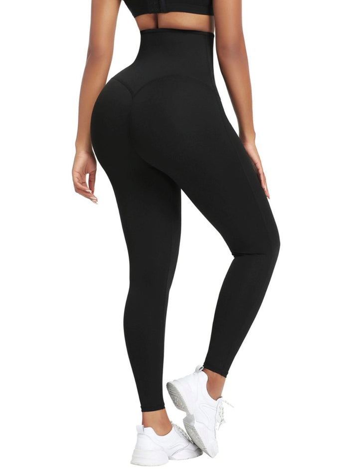 Leggings Moldeadores de Cintura Ancha con Alta Compresión y Levantamiento de Glúteos