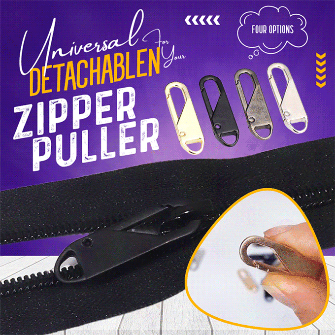 🧵✨ Tirador de Cremallera Universal Desmontable – Fácil de Instalar y Usar en Todo Tipo de Ropa y Accesorios