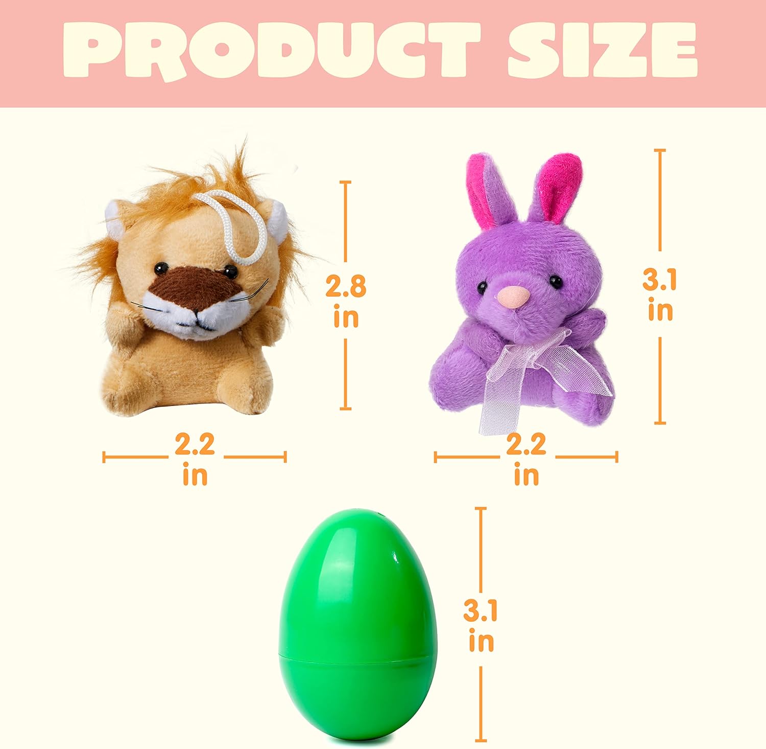 🐣 Huevos de Pascua Pre-rellenados con Animales de Peluche – Diversión y Sorpresa para Niños ✨🧸