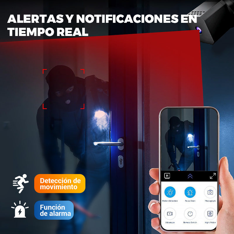 🔥 50% DE DESCUENTO 🛡️ Mini Cámara de Seguridad HD con Visión Nocturna – Protección Total para tu Hogar 🌙📹