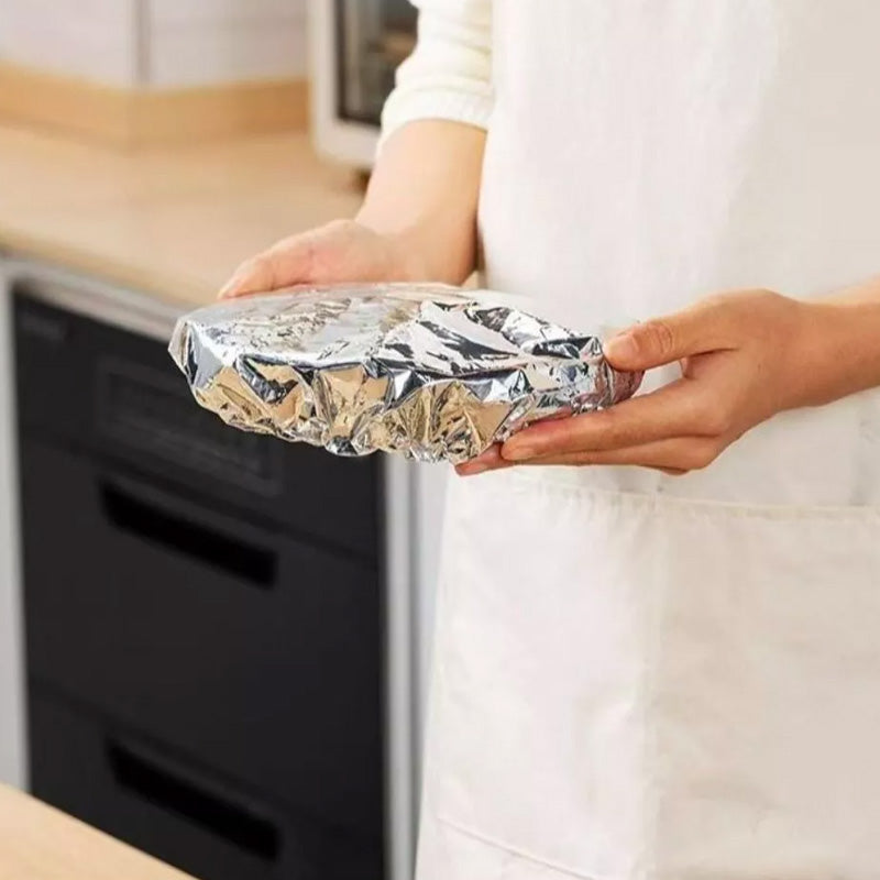 ⏰ ¡Oferta Limitada! 🔥 Compra 2 y Llévate 1 Gratis – Funda Aislante de Papel de Aluminio 🏠✨ Mantén Tus Alimentos y Bebidas Calientes o Fríos por Más Tiempo, Protege tu Cocina y Facilita la Limpieza 💪🍽️