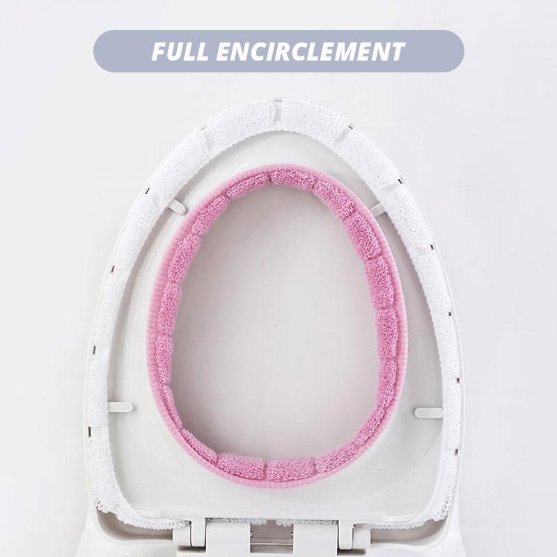 🧸✨Asiento de Inodoro Tejido Cute con Asa — ¡1+1 Gratis / 2+3 Gratis!🛁💖