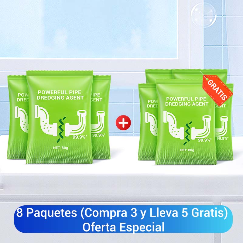 🔥🚿 Polvo Potente para Destapar Tuberías – Elimina Obstrucciones Rápida y Eficazmente sin Esfuerzo 💧🔧