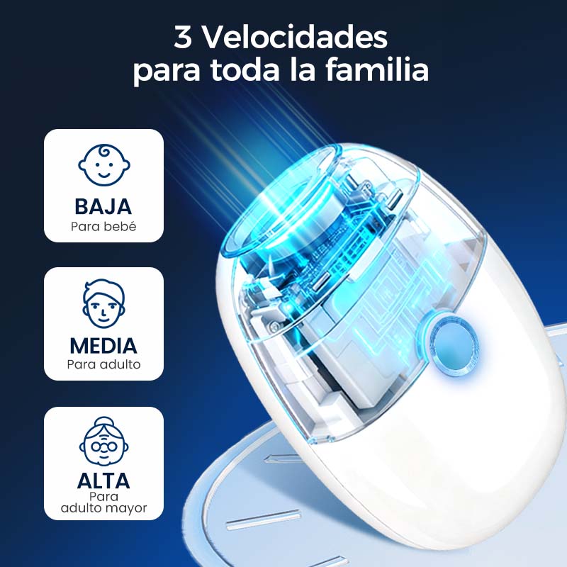 🔥 ¡50% DE DESCUENTO! ✨ Lima de Uñas Automática Universal para Adultos y Niños – ¡Cuidado rápido y fácil para tus uñas! 💅👶👨‍🦳