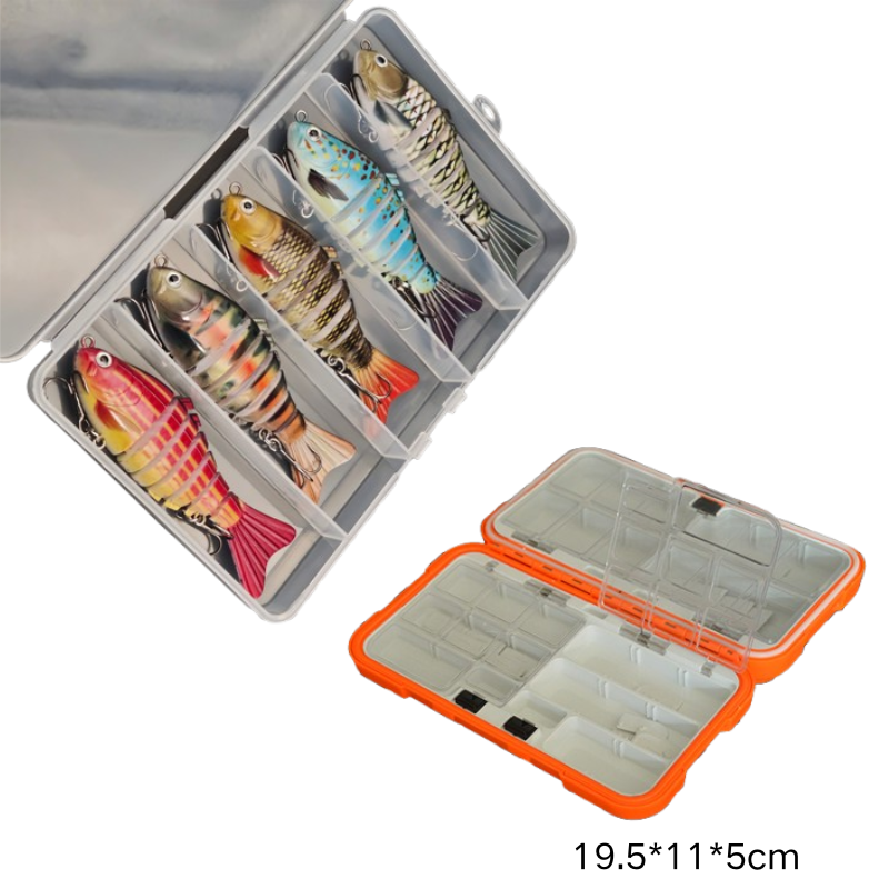 ⏰🔥 ¡Oferta Especial 50% OFF! 🎣 Señuelo Biónico Multisegmentado – Movimiento Realista que Atrae Grandes Peces 🌊🐟