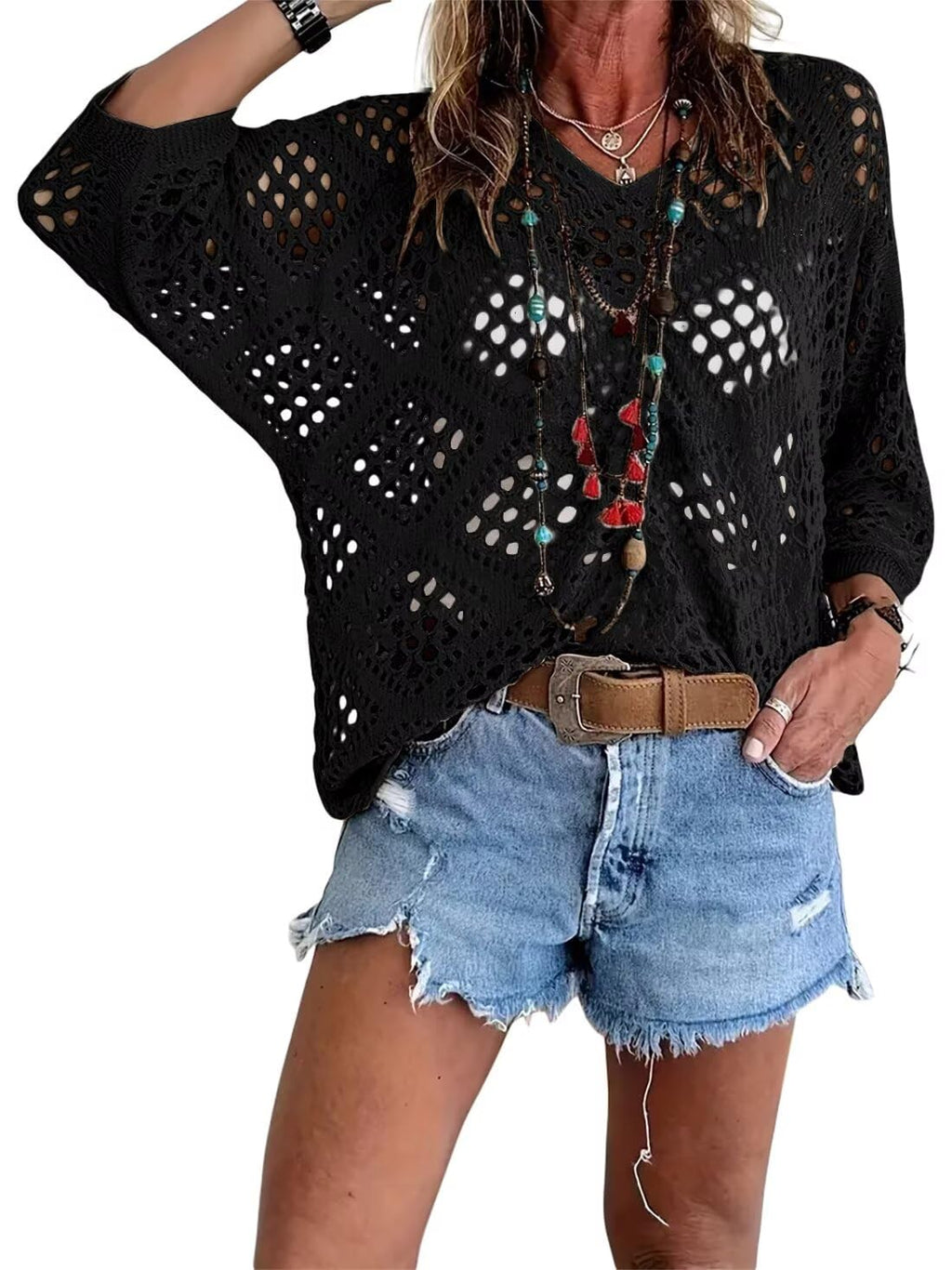 💖☀️ ¡OFERTA 50% OFF! Top de Ganchillo Verano – Ligero y Elegante